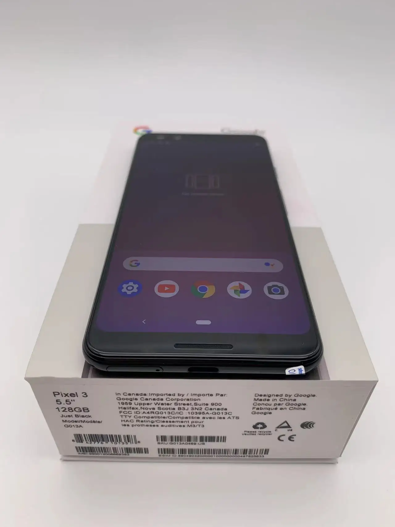 Google Pixel 3 4G  Cell Phone Original Unlocked 99% New