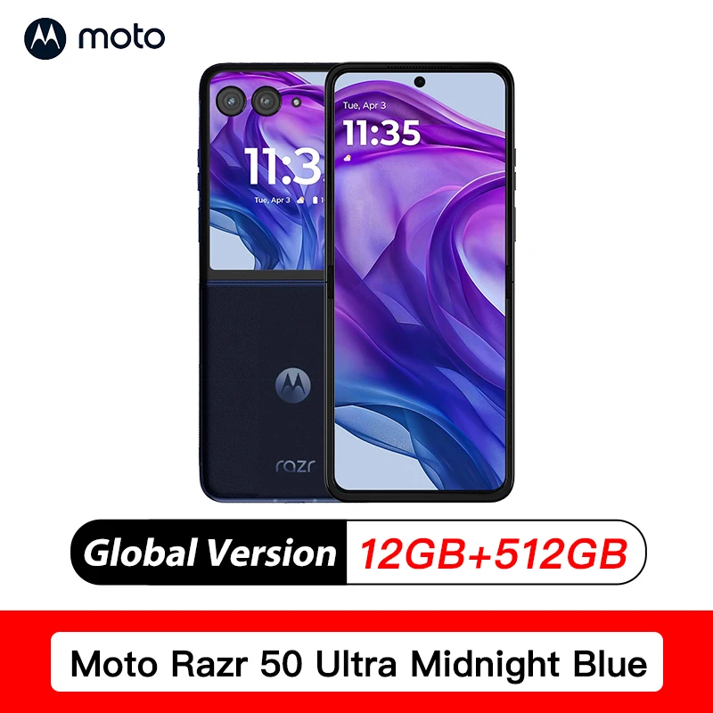 Refurbished Global version  Motorola Moto Razr 50 Ultra MobilePhone