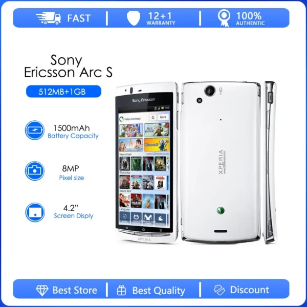 Sony  Xperia Arc S LT18 Refurbished-Original Unlocked
